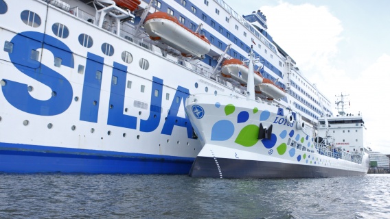 Tallink Silja and Neste's M/T Lotus.