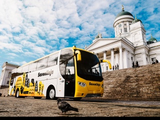 Finnish bus company offers bus passengers low emission travel with Green Journey.